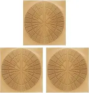 HARFINGTON 3 Pairs Sole Protector for Sneakers Non Slip Pad Heel Plates Repair for Men and Women, Cream