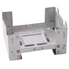 Alcohol Burning Camping Cooking BBQ Backpacking Foldable Galvanized Portable