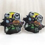 5 pc. Planar Resin Hair Bow Center WHOLESALE 1044051 Jack Nightmare Before Oogie