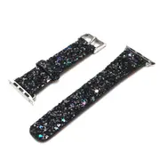 Glitter Watch Band Replacement For Apple Watch 5 38mm/40mm BLACK COLOR