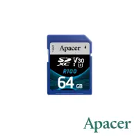 在飛比找momo購物網優惠-【Apacer 宇瞻】64GB SD UHS-I U3 V3