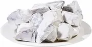 200g Natural White Calcium Rough Grey Spiderweb Veins