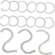 BELLIFFY DIY Doll Lashes Pack 15pcs False Eyelashes Strip Realistic Simulated Lashes for Toys Craft Doll Supplies