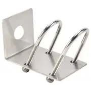 2X(Stainless Steel Antenna Mount Bracket with U Bolts for Ham UHF VHF CB5754