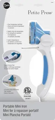 29500 Petite Press Portable Mini Iron,White