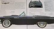 Ford Thunderbird Picture Out of Print Spec Article Sheet Wall Art Decor