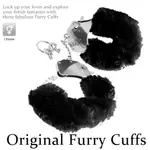 ♥淘情趣♥ ORIGINAL FURRY CUFFS金屬絨毛手銬-黑