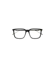 square-frame optical glasses 56 Black