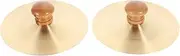 LOLIPPYY Mini Rhythm Cymbals 7cm Handheld Percussion Instrument Hand Cymbals for Bands Celebration Percussion Design