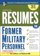 在飛比找三民網路書店優惠-Resumes for Former Military Pe