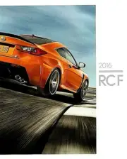 2016 LEXUS RC-F COUPE—33-PAGE U.S. SALES BROCHURE—5.0 V8 467 HP—NEW NOS