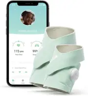 Owlet Smart Sock plus - Baby Monitor - Track Heart Rate, Oxygen and Sleep Tre...