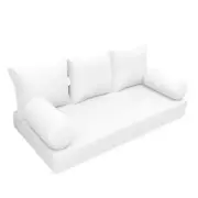 |SLIPCOVER ONLY|S3 Daybed Mattress Bolster Backrest Covers Knife Edge Twin AD106