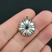 BULK 25 Bundt Pan Charms Antique Silver Tone 3D- SC3659