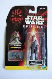 Star Wars Episode 1 JAR JAR BINKS w/Staff Collection 1 NIB