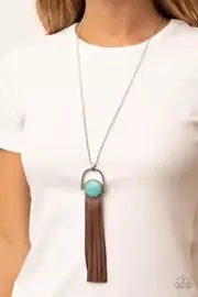 Paparazzi Winslow Wanderer - Blue Necklace & Earrings