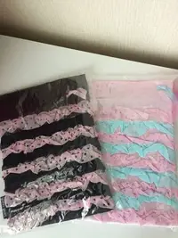 在飛比找Yahoo!奇摩拍賣優惠-日本品牌Pink Trick。蕾絲小束袋收納袋