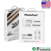 PhotoFast Memories Cable Gen3 64GB USB 3.0 Type-A Connector USB Flash Drive