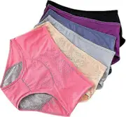 Leakproof Underwear For Women Incontinence,leak Proof Protective Pants_ll L Black