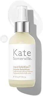 Kate Somerville Liquid ExfoliKate – Triple Acid Resurfacing Treatment – Clinically Formulated AHA Overnight Facial Exfoliator Smooths Skin and Minimizes Pores