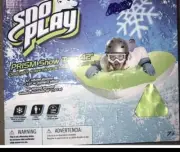 NIB Snow Play Prism 42” Snow Tube Sled Or Water Inner Tube Handles Heavy Duty