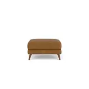 Zane ottoman large with chestnut leg