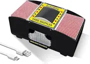 Ni-SHEN Automatic Card Shuffler USB/Battery Operated Electric Shuffler for Family Party Poker/Blackjack/UNO