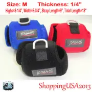 JAWS size M reel cover SHIMANO CALCUTTA TRINIDAD ACCURATE AVET Red Blue Black