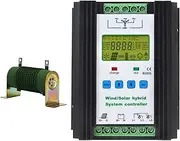 BAOJUHUIKANG Home Use Maximum 6000W Hybrid Charging Controller,12V 24V 48V Wind Solar Hybrid Charge Controller Suitable for Island Fishermen's Household Street Lights,48V