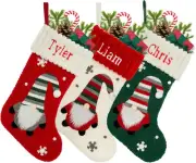 Ulico Personalized Christmas Stocking?Faceless Custom Stocking Christmas with Em