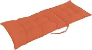 Lounge Chair Cushions for Indoor/Outdoor 47x20x3.1inch Furniture Waterproof Sun Lounger Cushions Non-Slip High Back Chair Cushion with Ties(J)