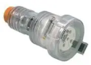 Clipsal 56-SERIES CORD EXTENSION SOCKET 500V 10A 5-Pin Round, Straight ORANGE
