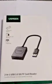 Ugreen 2-in-1 Card Reader USB3.0 USB-C OTG SD Micro SD TF for Laptop PC Windows
