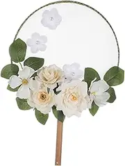 [simhoa] Ｓｉｍｈｏａ Chinese Ancient Hand Fan Photo Prop Handheld Fan for Summer Birthday Holiday, Style C