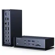FusionDock Max 1 Thunderbolt 4, 20-in-1 Quad 6K@60Hz Monitor Docking Station