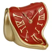 NEW Antartidee Melting Time Clock Gold & Red