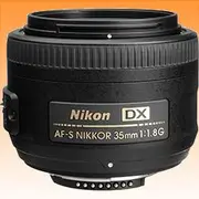 Nikon AF-S DX NIKKOR 35mm f/1.8G Lens - Brand New