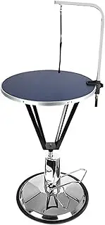 HJYryhyfddply 27.5" Hydraulic Lift Dog Grooming Table, 360° Rotation Desktop Grooming Table for Dogs at Home(Blue)