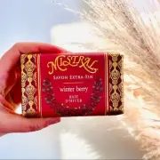NEW ANTHROPOLOGIE MISTRAL Winter Berry Bar Soap