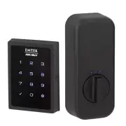 Emtek EMPowered Touchscreen Keypad Deadbolt BLK