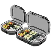 Portable Pill Box Holder Tablet Container Organiser Dispenser Storage Vitamin