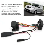 12Pin Bluetooth AUX-IN Cable Stereo Audio Adapter with Microphone For Peugeot