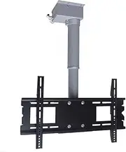 Motorized Ceiling TV Mount Bracket, Adjustable Ceiling TV Mount Bracket, Electric TV Lift with Remote Control TV Wall Bracket Mount(40cm)