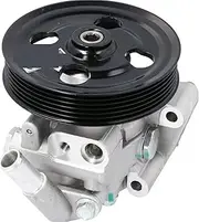 Power Steering Pump Compatible with Mon-deo S-MAX GA-LA-XY 6G913A696CB 6G913A674CD 6G913A696CE 6G913A696CA 6G913A696CC 122mm 6PK