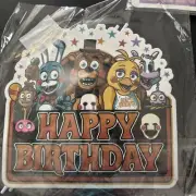 Five Nights Of Freddy Cake Topper