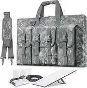 Starlink Case Gen 3 Travel bag for Starlink V3 dish antenna and all accessories,(Camouflage, large space, padding) Separate storage pocket Star link parts hand-held shoulder bag for Car,RV,Camping