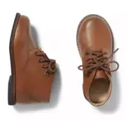 Janie and Jack LEATHER LACE-UP BOOT Sz 1K