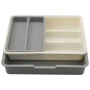 Cutlery Drawer Tray Expandable Adjustable Utensil Drawer for Kitchen9452