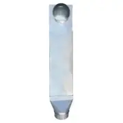 UD48S 4" for Dryer Vent Space Saver Aluminun Venting Duct 90 Inlet Straight O...