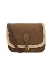 Saint Laurent Suede Crossbody Bag